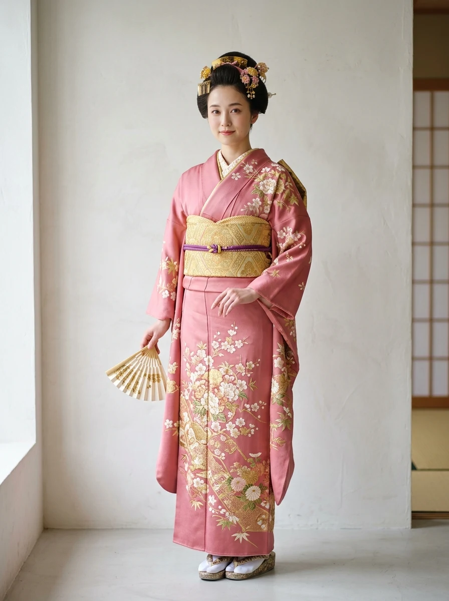 Colección Tradicional de Kimonos de Seda